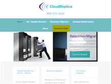 Tablet Screenshot of cloudreplica.com